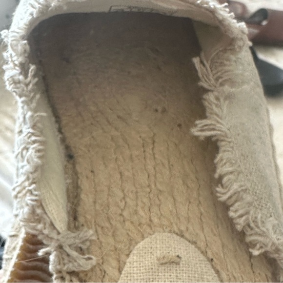 Soludos Vogue Exclusive Beige Rose Espadrille Sandals Mules Size 9.5 - Picture 5 of 11